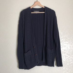 🎄(3 for $20) Warm and Cozy Navy cardigan